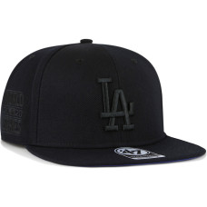 Adult Men's Los Angeles Dodgers '47 Black on Black Sure Shot Captain Snapback Hat