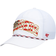 Adult Men's Los Angeles Dodgers '47 Flag Flutter Hitch Snapback Hat - White