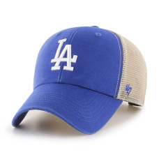 Adult Men's Los Angeles Dodgers '47 Flagship Washed MVP Trucker Snapback Hat - Royal/Natural