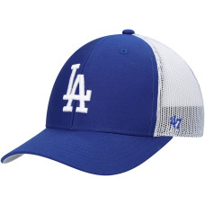 Adult Men's Los Angeles Dodgers '47 Primary Logo Trucker Snapback Hat - Royal/White
