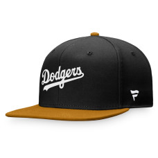 Adult Men's Los Angeles Dodgers Fanatics Branded Fitted Hat - Black/Khaki