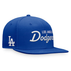 Adult Men's Los Angeles Dodgers Fanatics Branded Script Snapback Hat - Royal