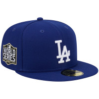 Adult Men's Los Angeles Dodgers New Era 2020 World Series Team Color 59FIFTY Fitted Hat - Royal