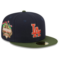 Adult Men's Los Angeles Dodgers New Era Sprouted 59FIFTY Fitted Hat - Navy