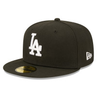 Adult Men's Los Angeles Dodgers New Era Team Logo 59FIFTY Fitted Hat - Black