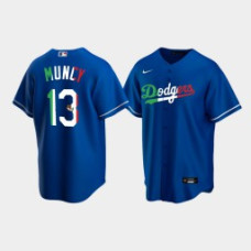 #13 Max Muncy Los Angeles Dodgers Men's Replica Mexican Heritage Night Jersey - Royal