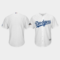 Men's Los Angeles Dodgers 2019 Postseason White Official Home Cool Base Jersey