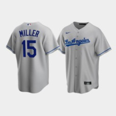 Men's Los Angeles Dodgers Bobby Miller #15 Gray 2020 MLB Draft Road Replica Jersey