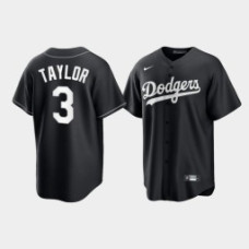 Los Angeles Dodgers Chris Taylor Black Alternate Fashion Replica Jersey
