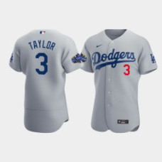 Los Angeles Dodgers Chris Taylor Gray 2022 MLB All-Star Game Alternate Authentic Jersey