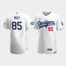 Men's Los Angeles Dodgers Dustin May White 2020 World Series Champions Home Authentic Jersey