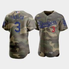 Chris Taylor Los Angeles Dodgers Camo 2021 Armed Forces Day Authentic Jersey
