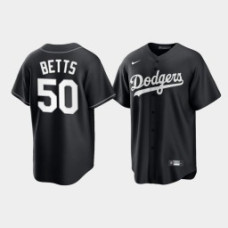 Los Angeles Dodgers Mookie Betts Black Alternate Fashion Replica Jersey