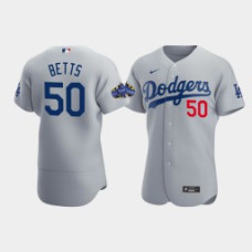 Los Angeles Dodgers Mookie Betts Gray 2022 MLB All-Star Game Alternate Authentic Jersey