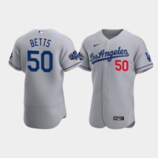Los Angeles Dodgers Mookie Betts Gray 2022 MLB All-Star Game Road Authentic Jersey