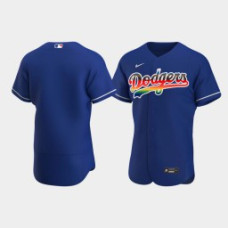 # Los Angeles Dodgers Men's Royal On-Field 2022 Pride Month Edition Jersey