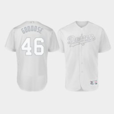 Men's Los Angeles Dodgers Authentic #46 Tony Gonsolin 2019 Players' Weekend White Goooose Jersey