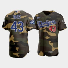 Men Los Angeles Dodgers Edwin Rios Camo 2021 Armed Forces Day Jersey