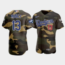 Men Los Angeles Dodgers Max Muncy Camo 2021 Armed Forces Day Jersey