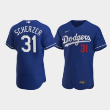 Los Angeles Dodgers Max Scherzer Royal Alternate 2021 Trade Authentic Jersey