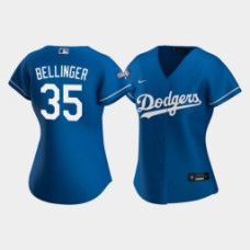 Women's Los Angeles Dodgers Cody Bellinger #35 Royal 2020 World Series Champions Replica Jersey