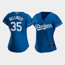 Women's Los Angeles Dodgers Cody Bellinger #35 Royal Replica Nike 2020 Alternate Jersey